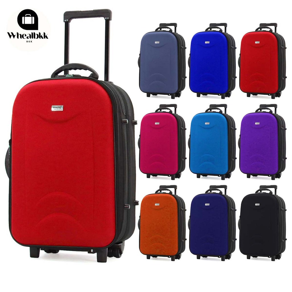 WHEAL BKK กระเป๋าเดินทาง Wheal 24 นิ้ว แบบซิปขยาย 4 ล้อคู่ด้านหลัง รุ่น Fulfill 1616-24