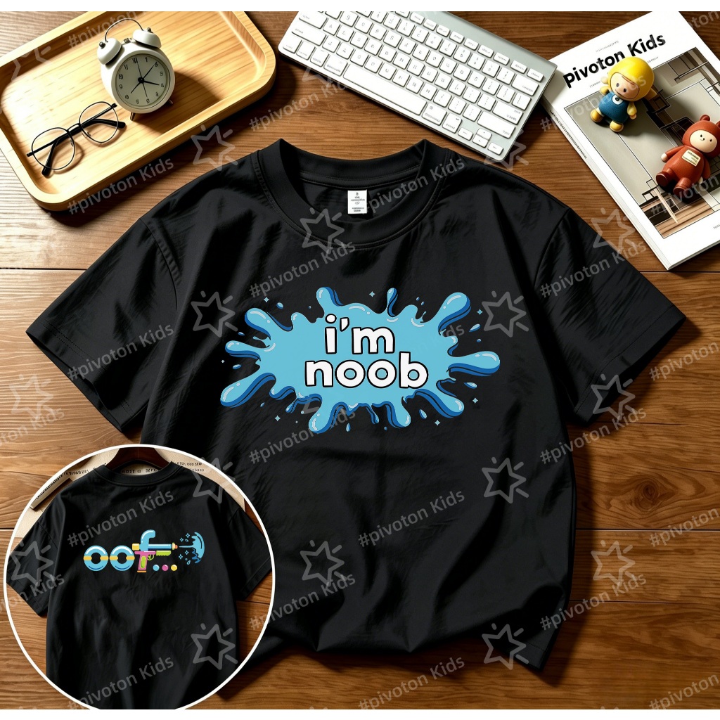 CODเสื้อยืดเด็ก i'm noob สงกรานต์ splash splash 2026 “i'm noob”ซีรีส์ เสื้อ i'm noob ของแท้