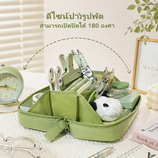 CAWL กระเป๋าดินสอ ฟังก์ชันหลากหลาย ความจุใหญ่ ins เวอร์ชันเกาหลี การจัดเก็บเครื่องเขียนนักเรียน