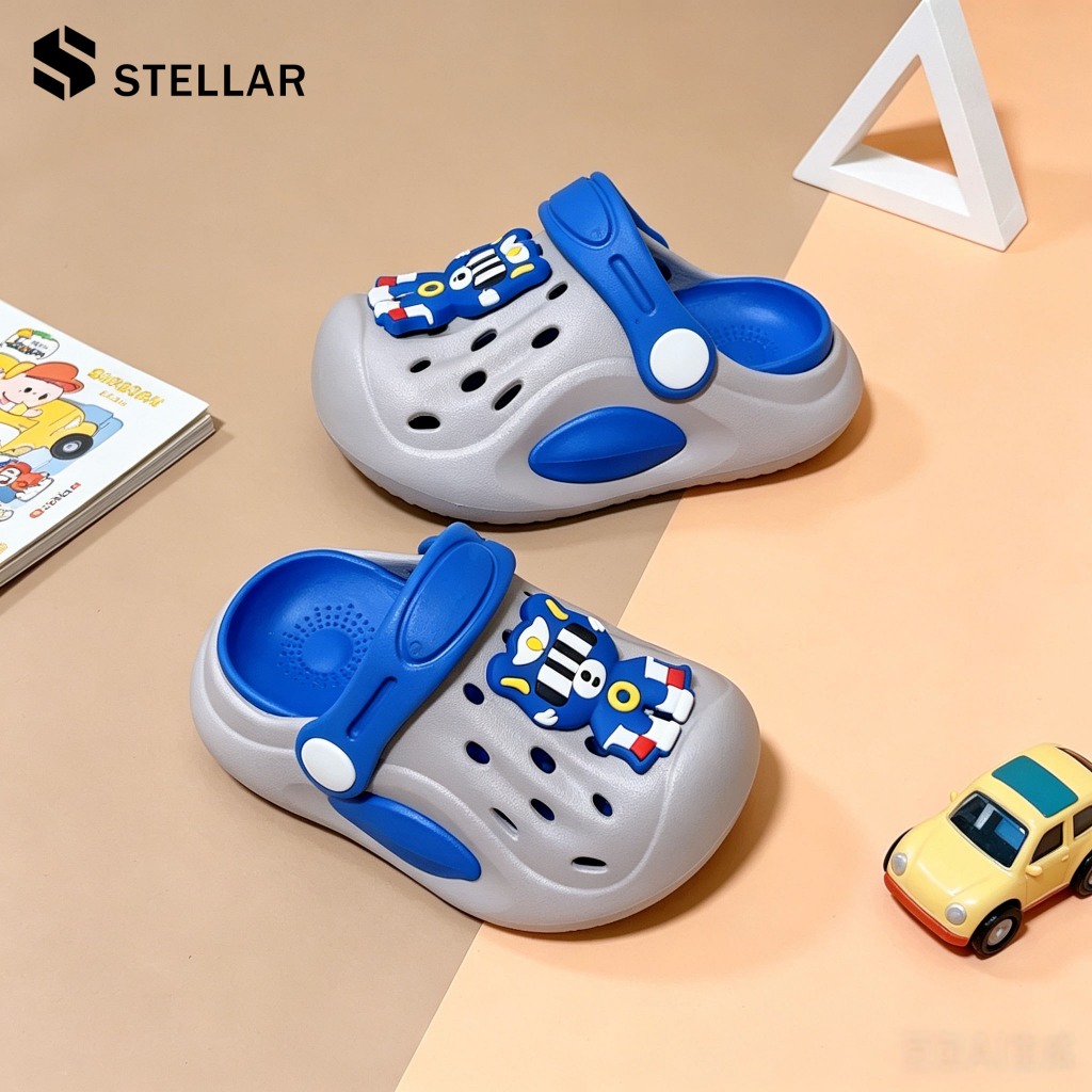 ส่งจากไทย👦 STELLAR รองเท้าเด็ก รองเท้าแตะรัดส้นเด็ก น่ารัก 1-6 ปี ราคาเบาๆ สินค้าพร้อมส่งในไทย