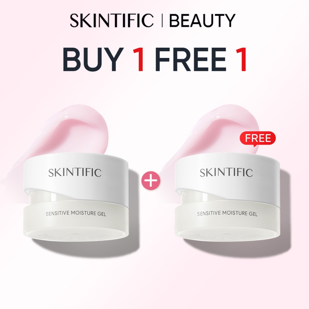 SKINTIFIC - Sensitive Moisture Gel 40ml - Calm & Repair 2in1 Moisturizer Acne Barrier Calm Down