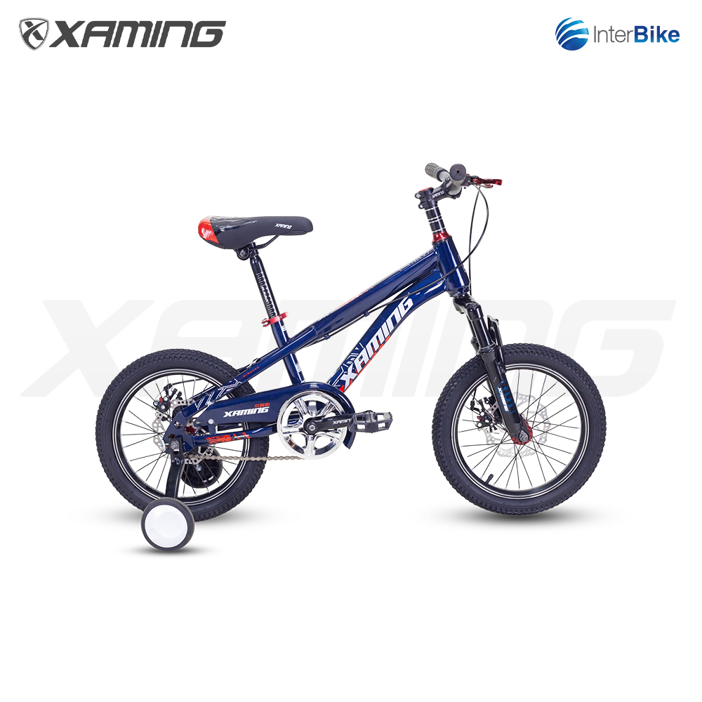 จักรยานเสือภูเขา Xaming MTB 16" สำหรับเด็ก ล้อ 16นิ้ว มีโช๊ค ดิสเบรคหน้าหลัง (มีล้อข้าง)