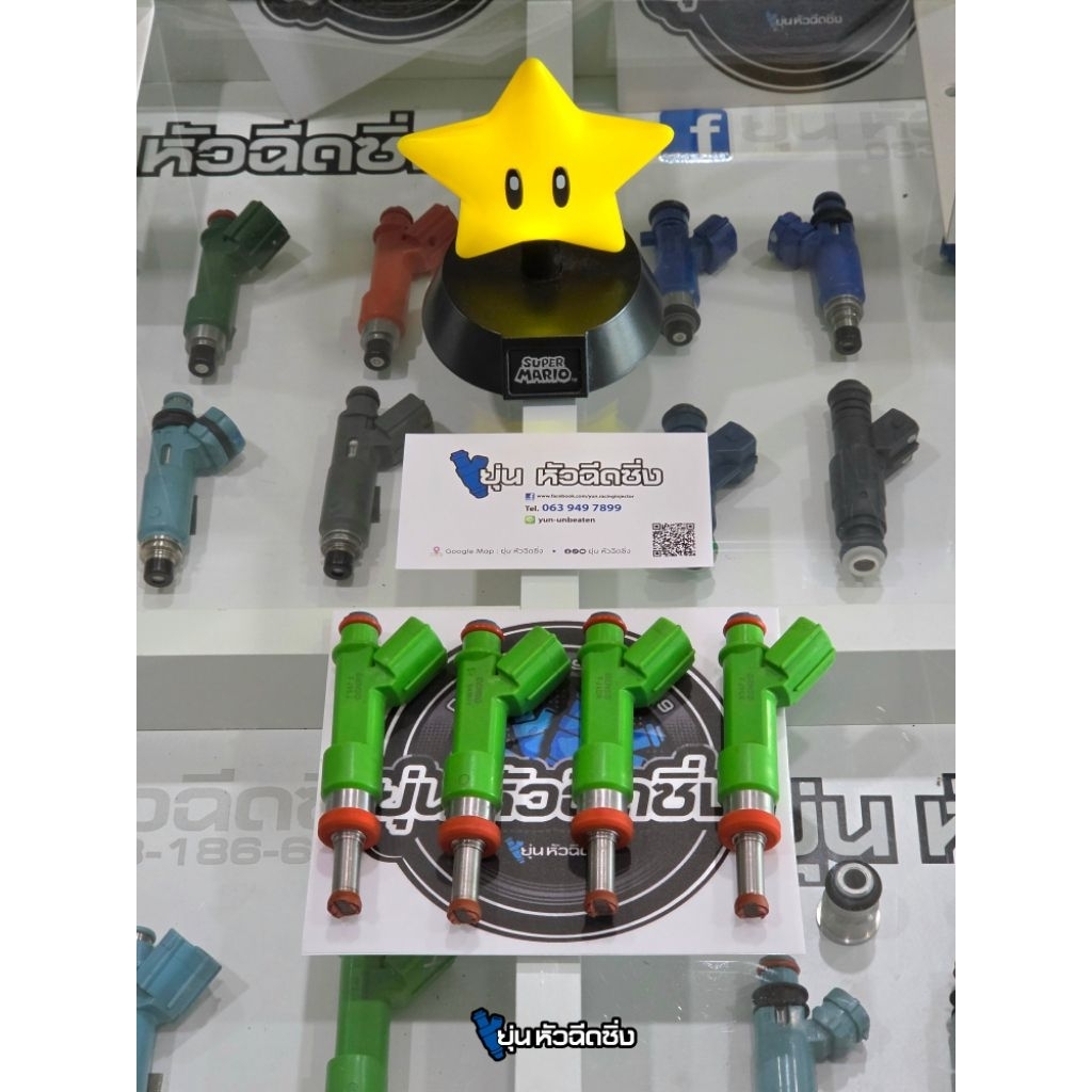 หัวฉีด Toyata Camry เครื่อง 2ar 6ar 360cc 3bar 12รูฝอย แท้ 4 หัว เทสล้างO/H จริง รับประกัน 1 ปี