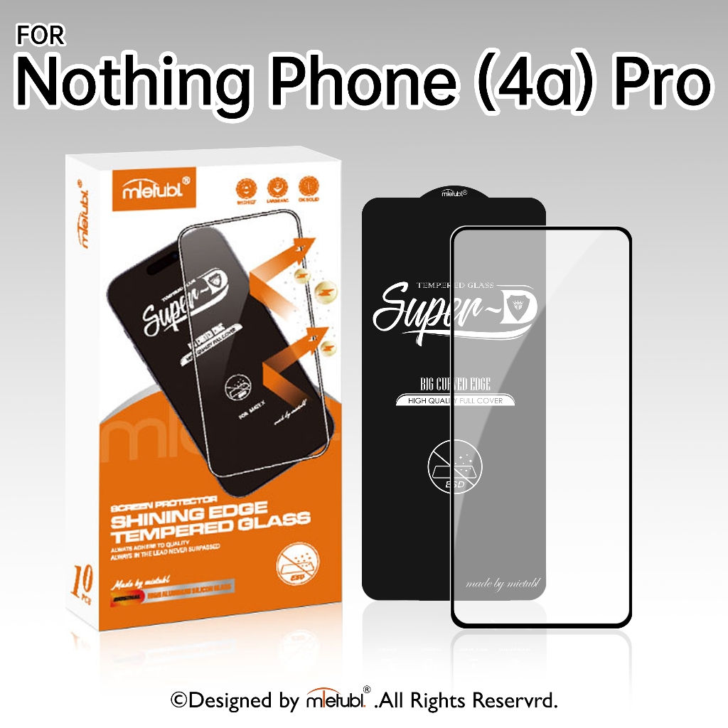 กระจกนิรภัย ฟิล์มไฮโดรเจล Mietubl For Nothing Phone 4A Pro เต็มจอ