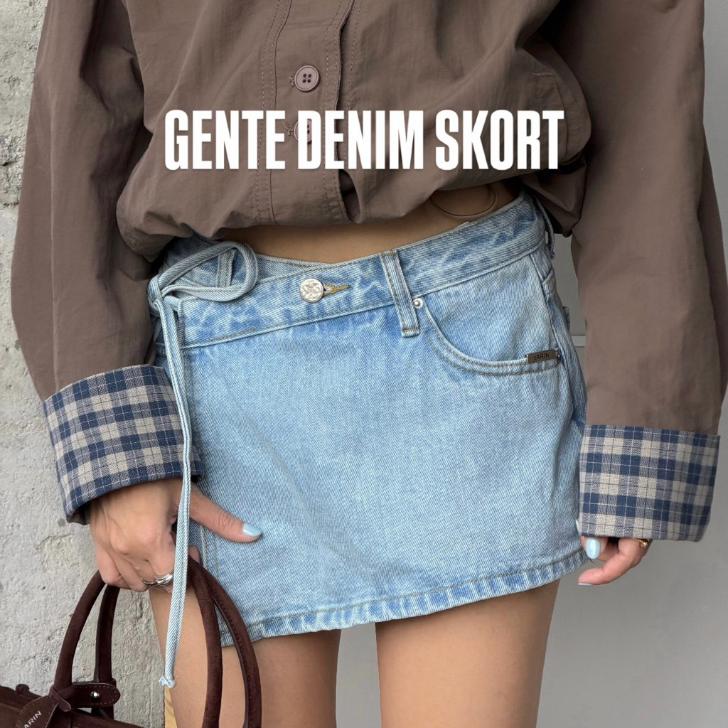 JARIN | GENTE DENIM SKORT