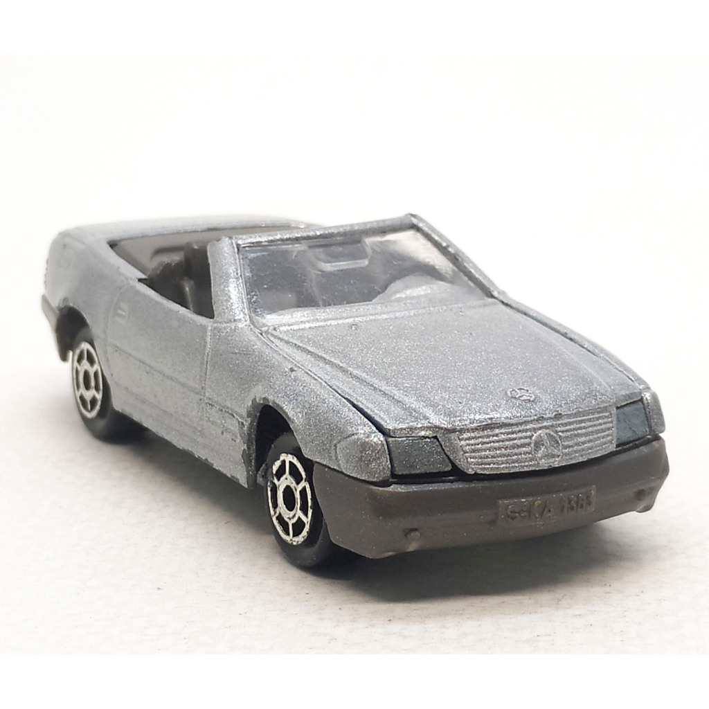 Majorette Mercedes Benz 500 SL สีเงิน เมทัลลิค scale 1/58 (3 inches) no Package