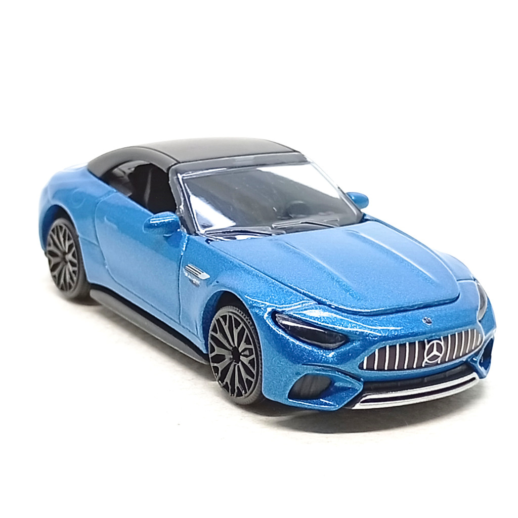 Majorette Mercedes Benz SL 63 สีน้ำเงิน scale 1/60 (3 inches) no Package