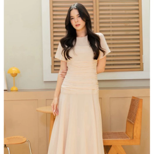 BROWN.BKK - GARNETT DRESS สวยแบบพระเจ้าสั่งทำพิเศษ ให้ฟิลสวยรวยแพง มาในชุดเดียวจบแบบไม่ต้องคิดเยอะ
