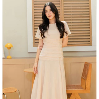 BROWN.BKK - GARNETT DRESS สวยแบบพระเจ้าสั่งทำพิเศษ ให้ฟิลสวยรวยแพง มาในชุดเดียวจบแบบไม่ต้องคิดเยอะ