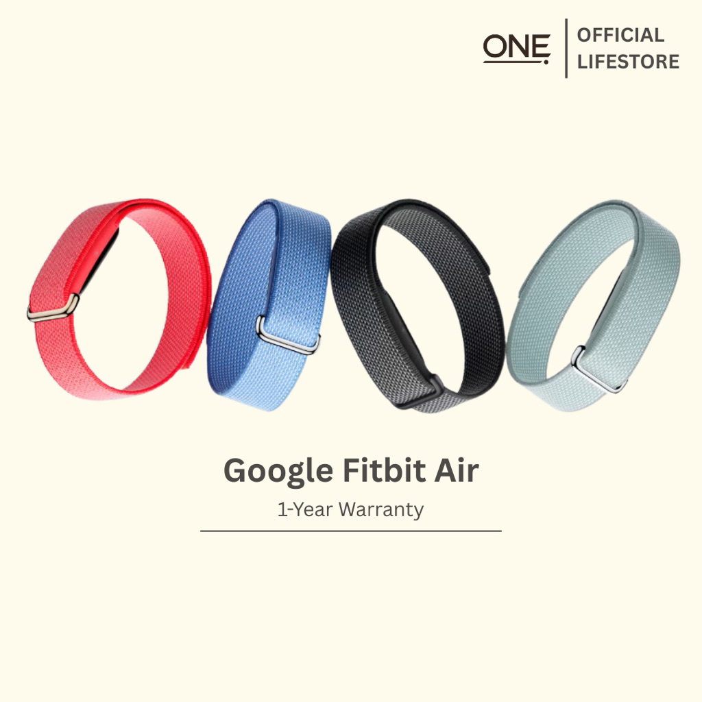 พรีออเดอร์ | Google Fitbit Air สายรัดข้อมืออัจฉริยะ with Google AI - พร้อมประกัน 1 ปี นำเข้าจาก USA 🇺🇸