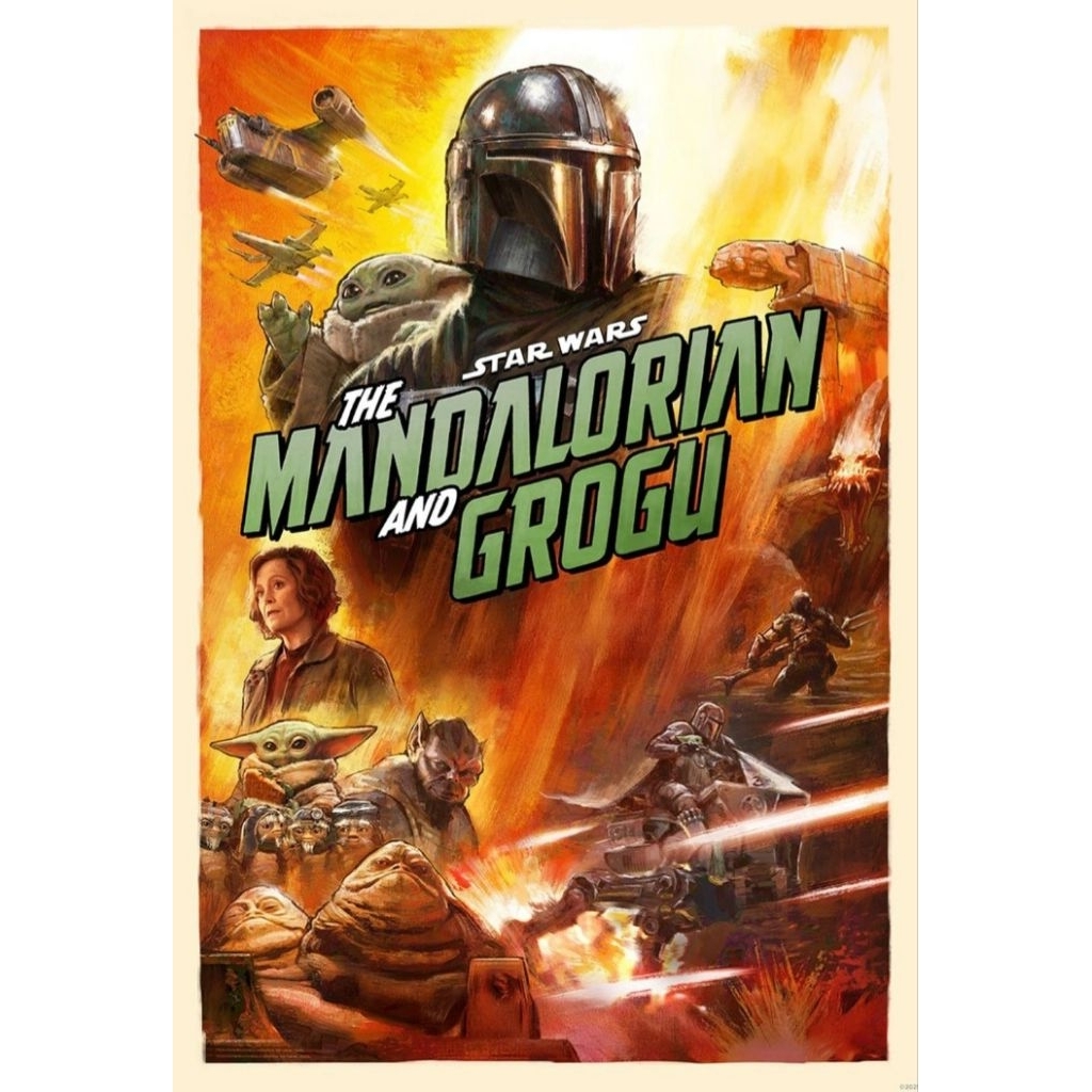 ของสะสมสำหรับเครื่องBlu-ray+DVD ปก+สกรีนแผ่น Star Wars The Mandalorian and Grogu (2026) แมนดาลอเรี่ยนและโกรกู