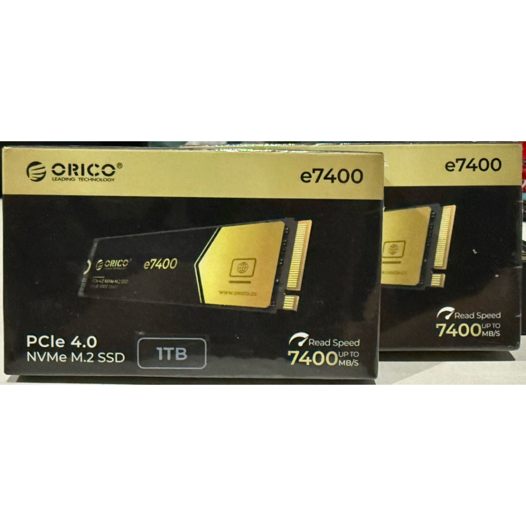 ถูกที่สุด ORICO e7400 1TB Read 7400 SSD NVME PCIe 4.0 ของแท้ตัวนอก พร้อมส่ง