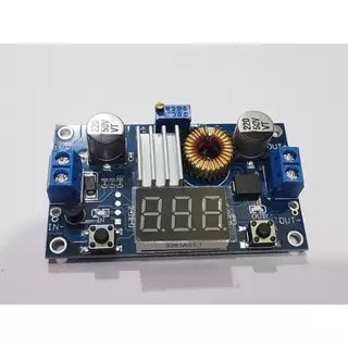 Stepdown XL4015 Moduleแปลงไฟ DC Input 5-38V. / DC Output 4-36V. กระแสออกไม่เกิน 5 Amp. พร้อมDisplay Voltmeter มี VR