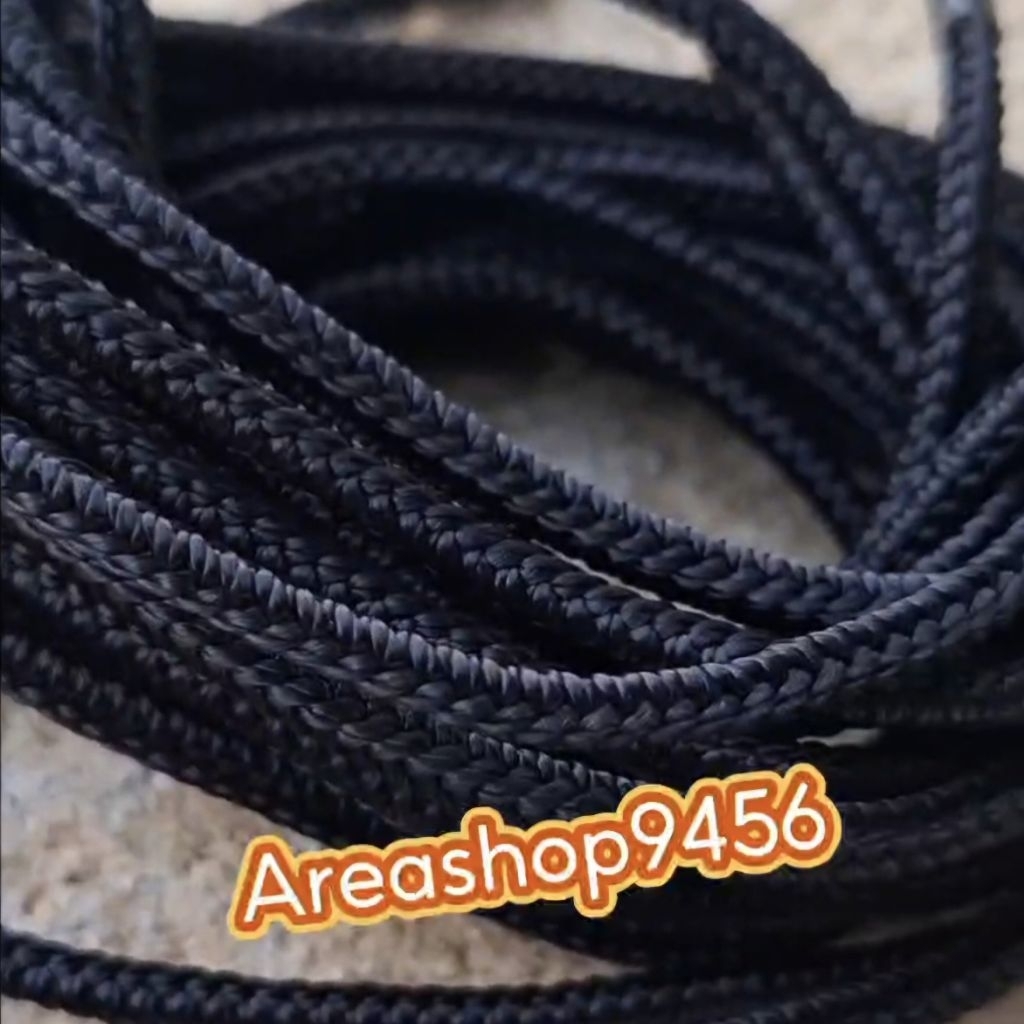เชือกรองเท้าคอมแบท จังเกิ้ล ขนาด 4mm เชือกถักกลมหนาพิเศษ ทนทาน ไม่ขาดง่าย ลายตรงปก 100%