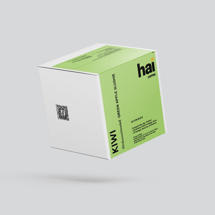 Hai coffee capsule (Kiwi Green Apple Slushie) x10 capsules