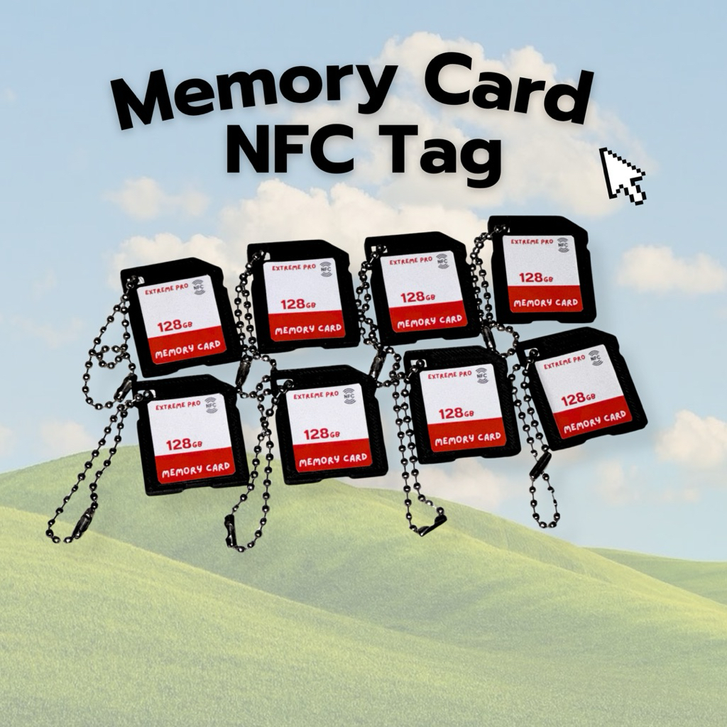 พวงกุญแจ Memory Card NFC Tag 🛜 งาน 3D Print ชิ้นละ 59 บาท