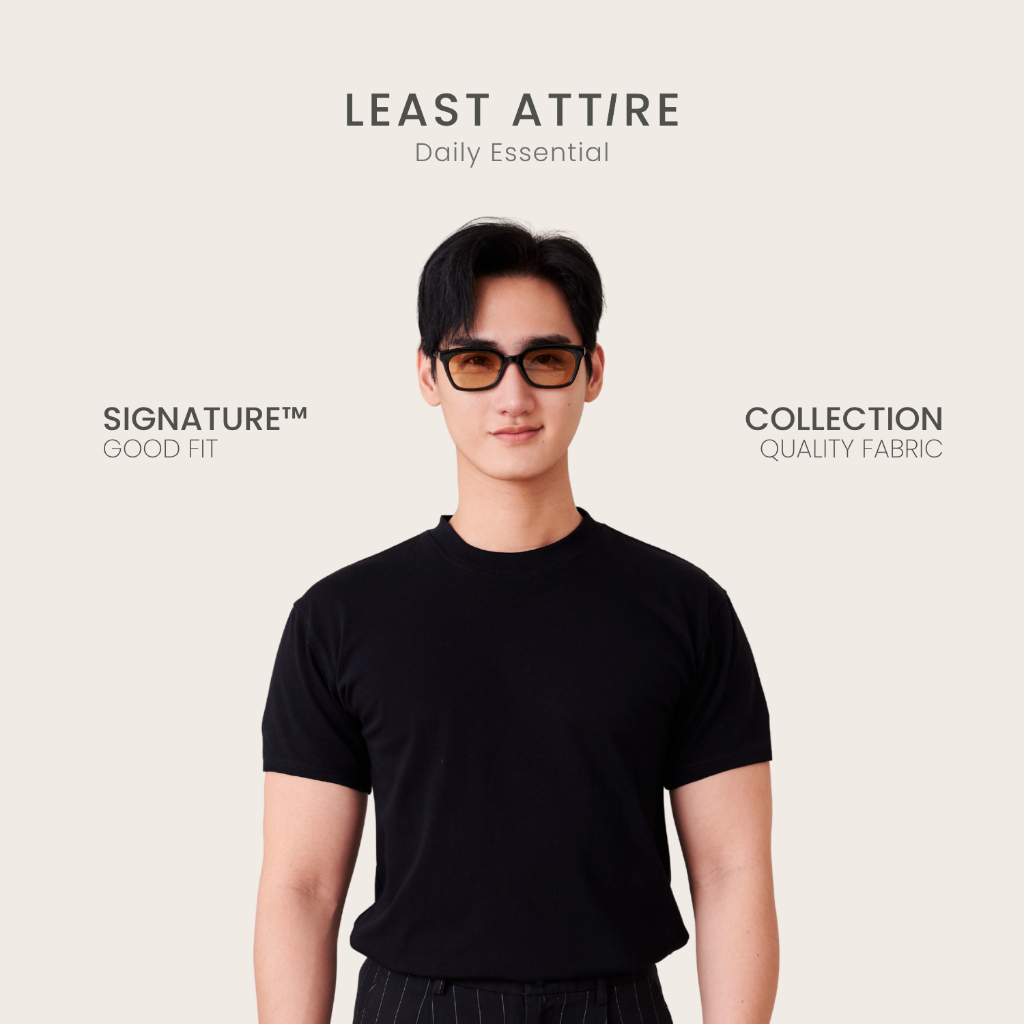 LEAST ATTIRE - SIGNATURE T-SHIRT เสื้อยืดเข้ารูปผู้ชาย
