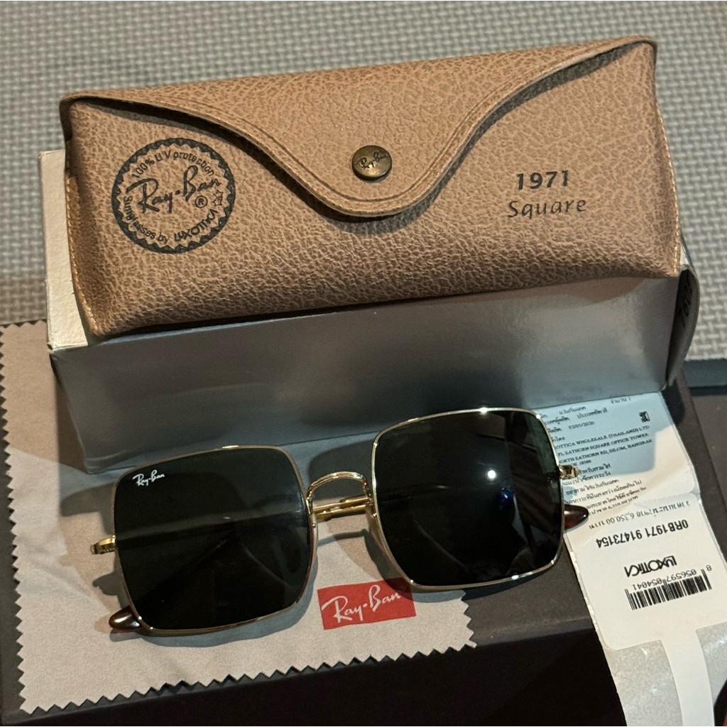 แว่นกันแดด Ray-Ban Square ORB1971 Ray-Ban Sunglasses