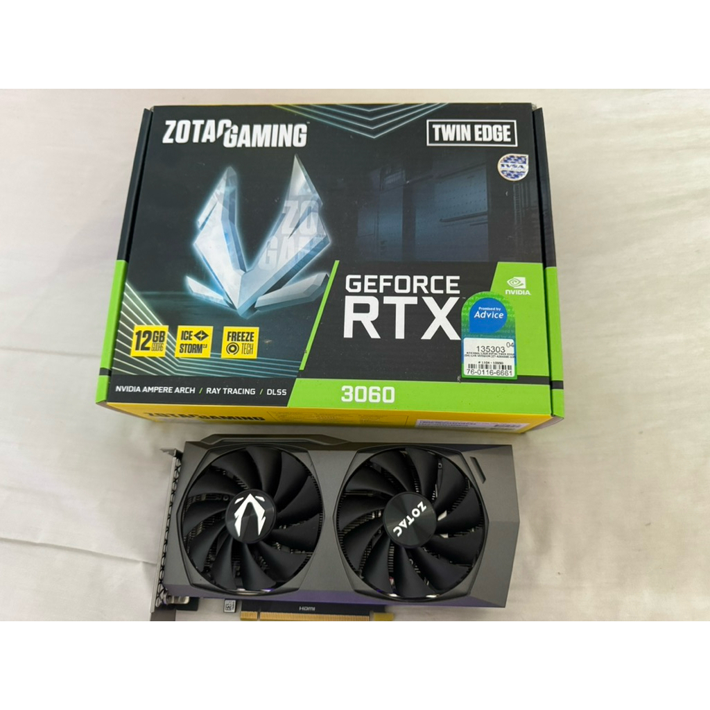 การ์ดจอ Zotac 3060 gaming 12Gb