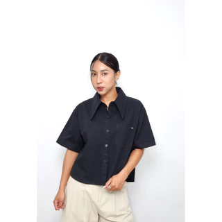 Z016 Little shirt เสื้อเชิ้ตผ้าคอตตอนแขนสั้น สีสันสดใส ใส่ได้ทุกวัน —MIIZII OUTFIT