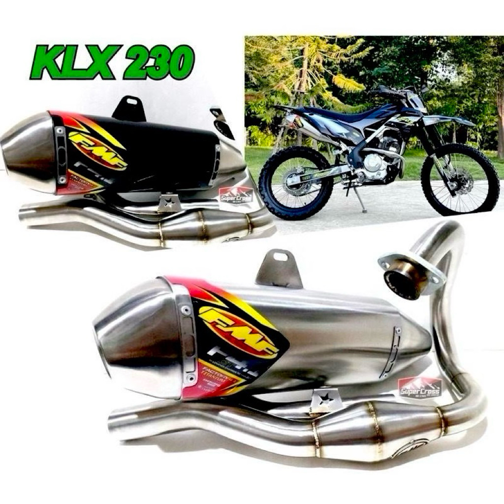 ท่อ FMF ปลายเลส KLX 230 / (พร้อมส่งในไทย)