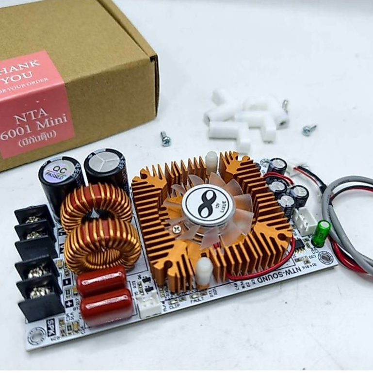 แอมป์ขับซับงานไทย รุ่นNTA-6001Mini กำลังขับ 600W ที่ 1 ช่อง แอมป์ที่แรงและทน ผลงานคนไทย