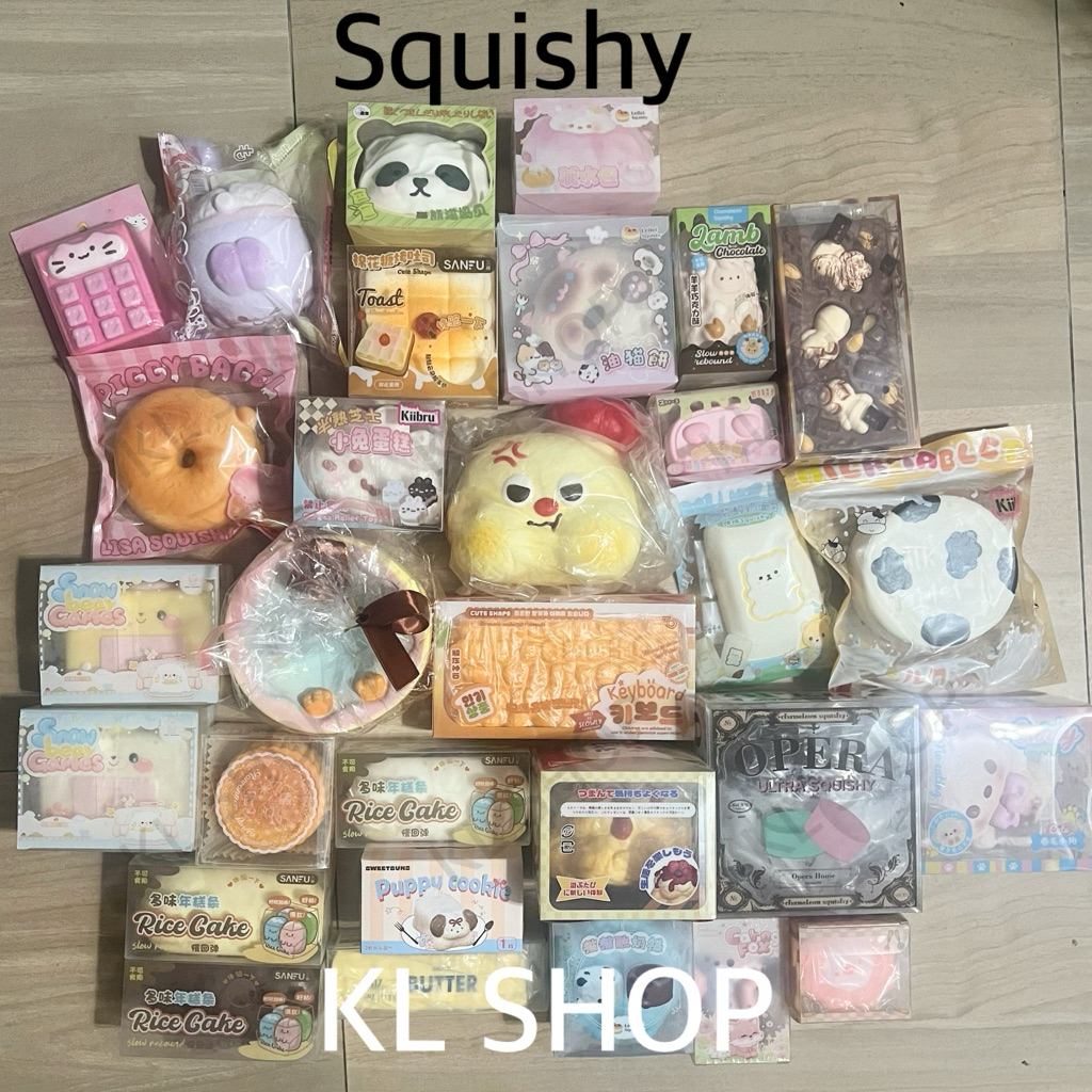 อ่านรายละเอียดก่อนสั่ง Squishy มือ1 มีตำหนิ/ มือ2 3an Kiibru Misa Lisa 7700 LeiLei Mido สกุชชี่ รวมแบรนด์จีน