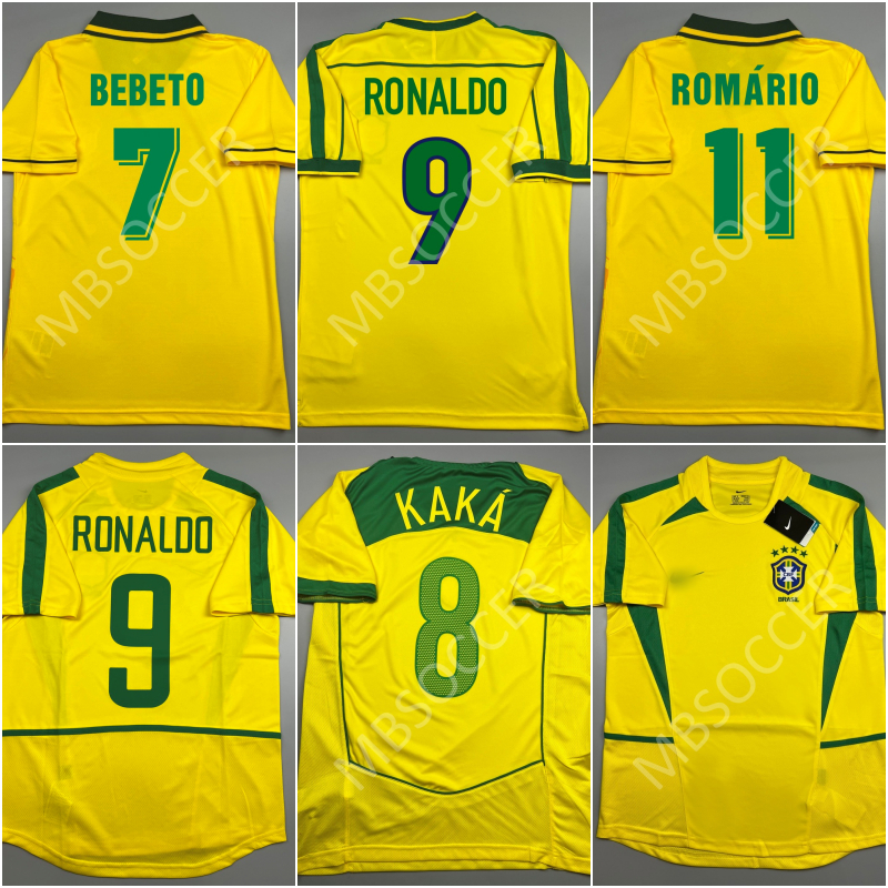 Retro - เสื้อฟุตบอล ย้อนยุค usาซิล Home Away ดูที่ตัวเลือกสินค้าได้