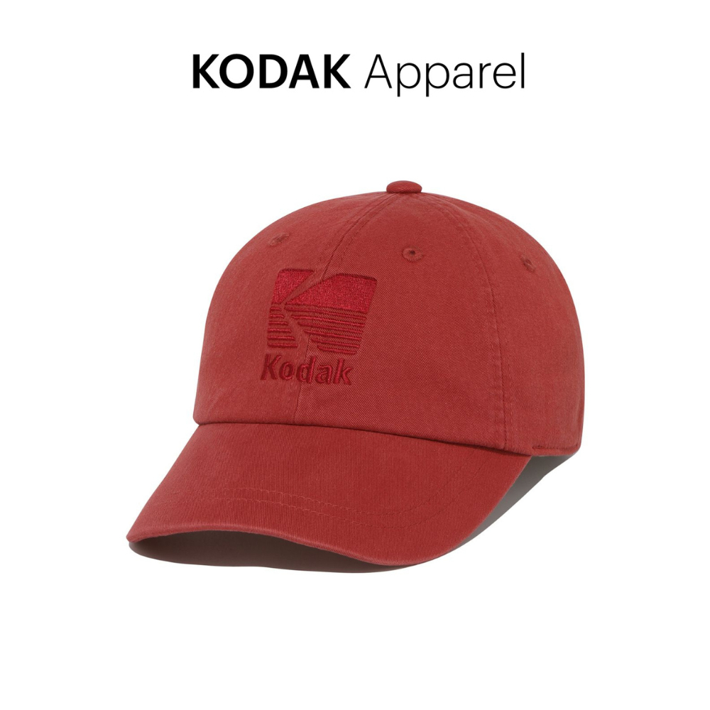 KODAK RELAXED-FIT TONE-ON-TONE LOGO EMBROIDERY BALL CAP