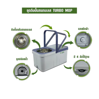 SJEASYMOP ชุดถังปั่นม็อบรุ่น TURBO MOP