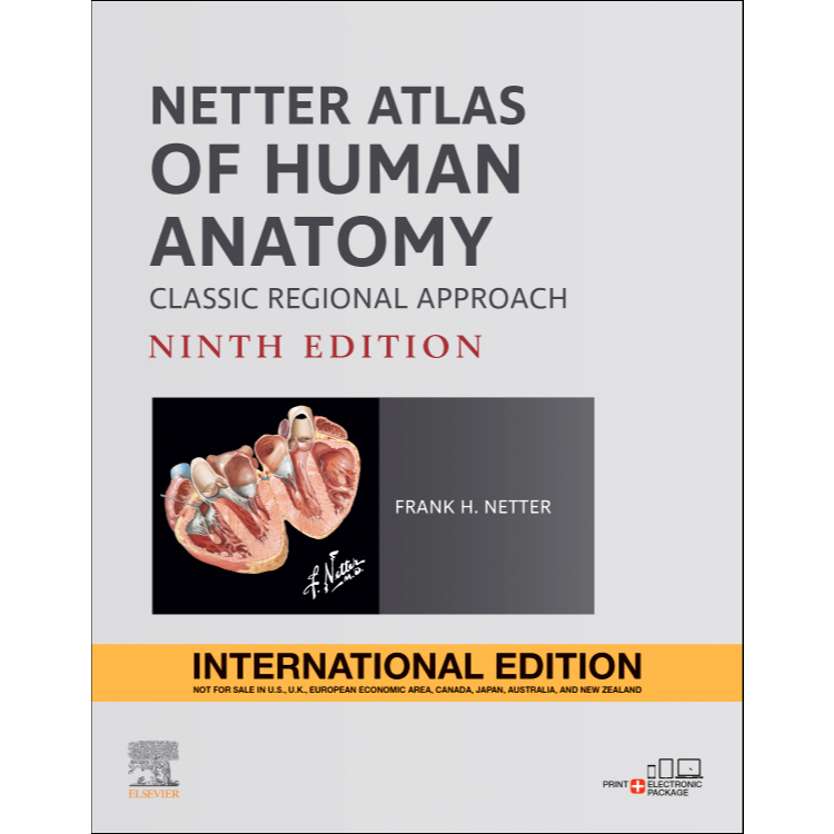 (Ed.9/2027) NETTER ATLAS OF HUMAN ANATOMY: CLASSIC REGIONAL APPROACH (IE) 9780443286544