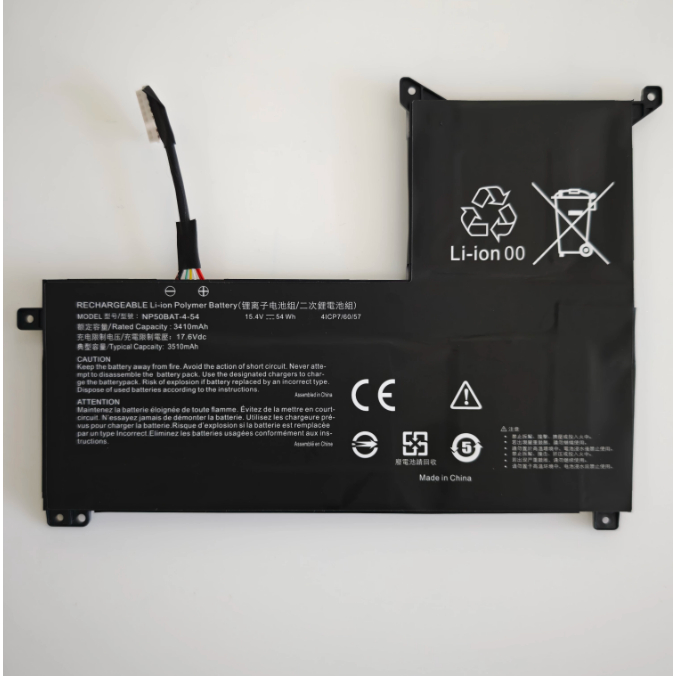 แบตเตอรี่แล็ปท็อปใหม่สำหรับ Thyren สำหรับ Star X17 AT22 X15 XS22 M NJK NP50BAT-4-54 Star 16