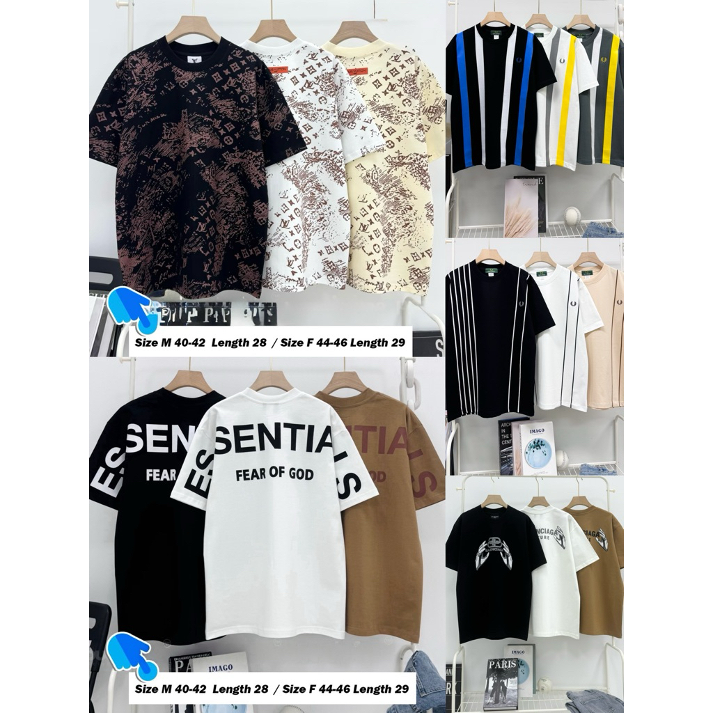 🔥เสื้อยืดรวมแบรนด์ Size M  F สิ้นค้าขายดี🔥