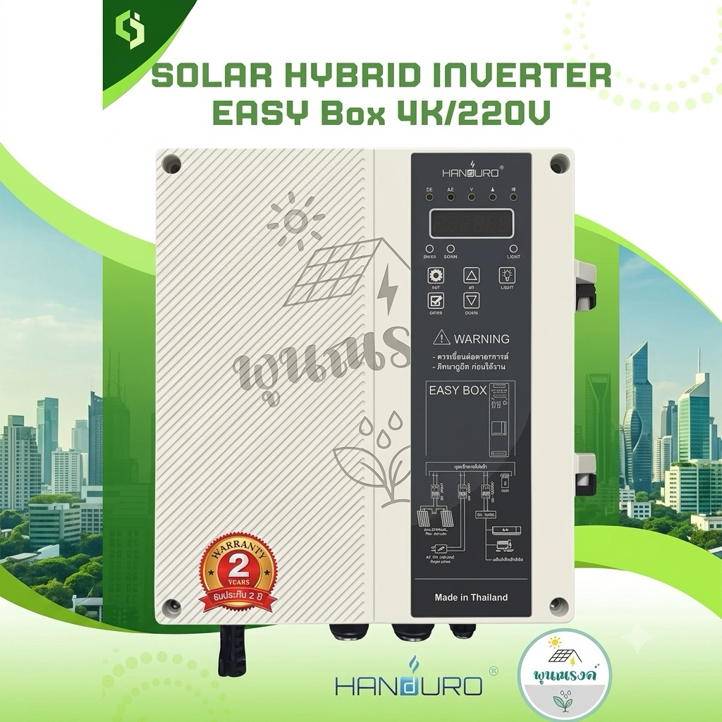 Handuro HYBRID INVERTER รุ่น Easy Box 4K/220V By พูนณรงค์