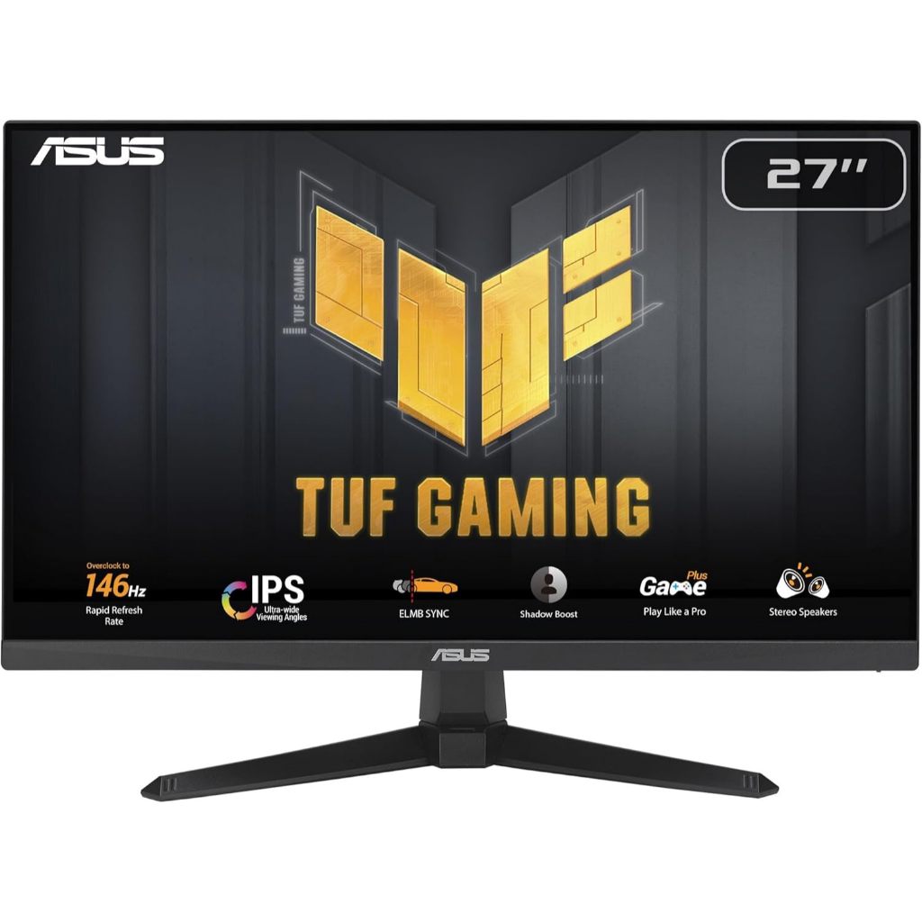 Asus TUF Gaming VG279QE5A Gaming Monitor 27-inch 146Hz IPS 1ms