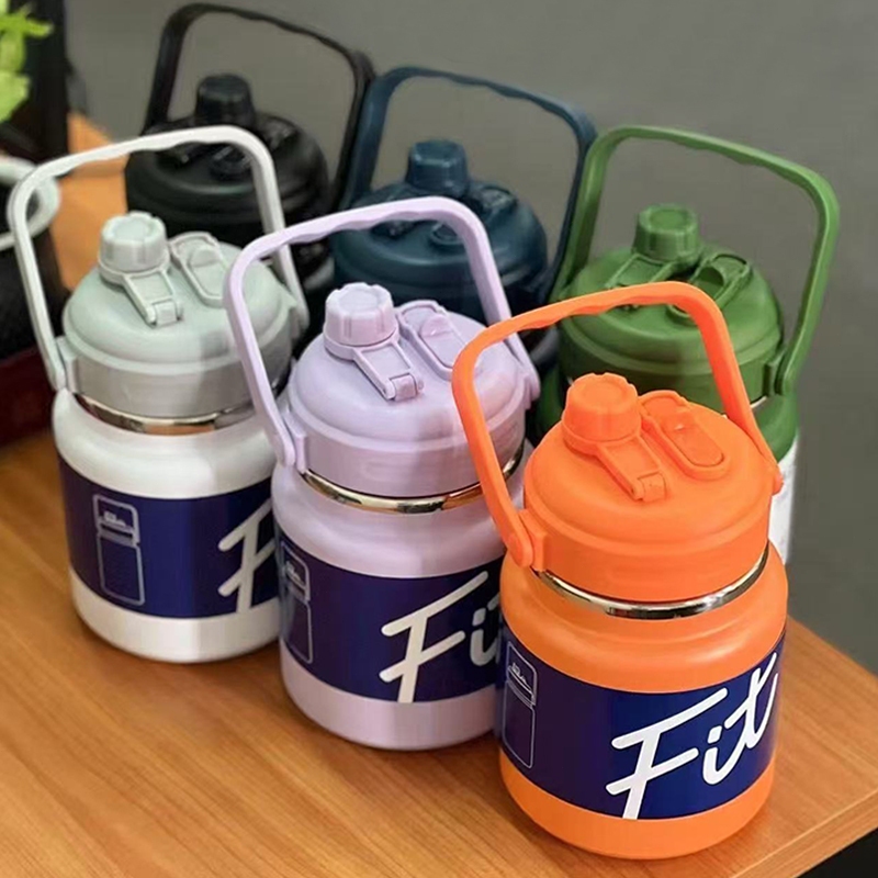 ถ้วยเก็บความเย็นขนาดใหญ่ ถ้วยเก็บความร้อน วัสดุสแตนเลส เก็บร้อน&เย็น สามารถเก็บน้ำและน้ำแข็งได้ เหมาะสำหรับการตั้งแคมป์ก