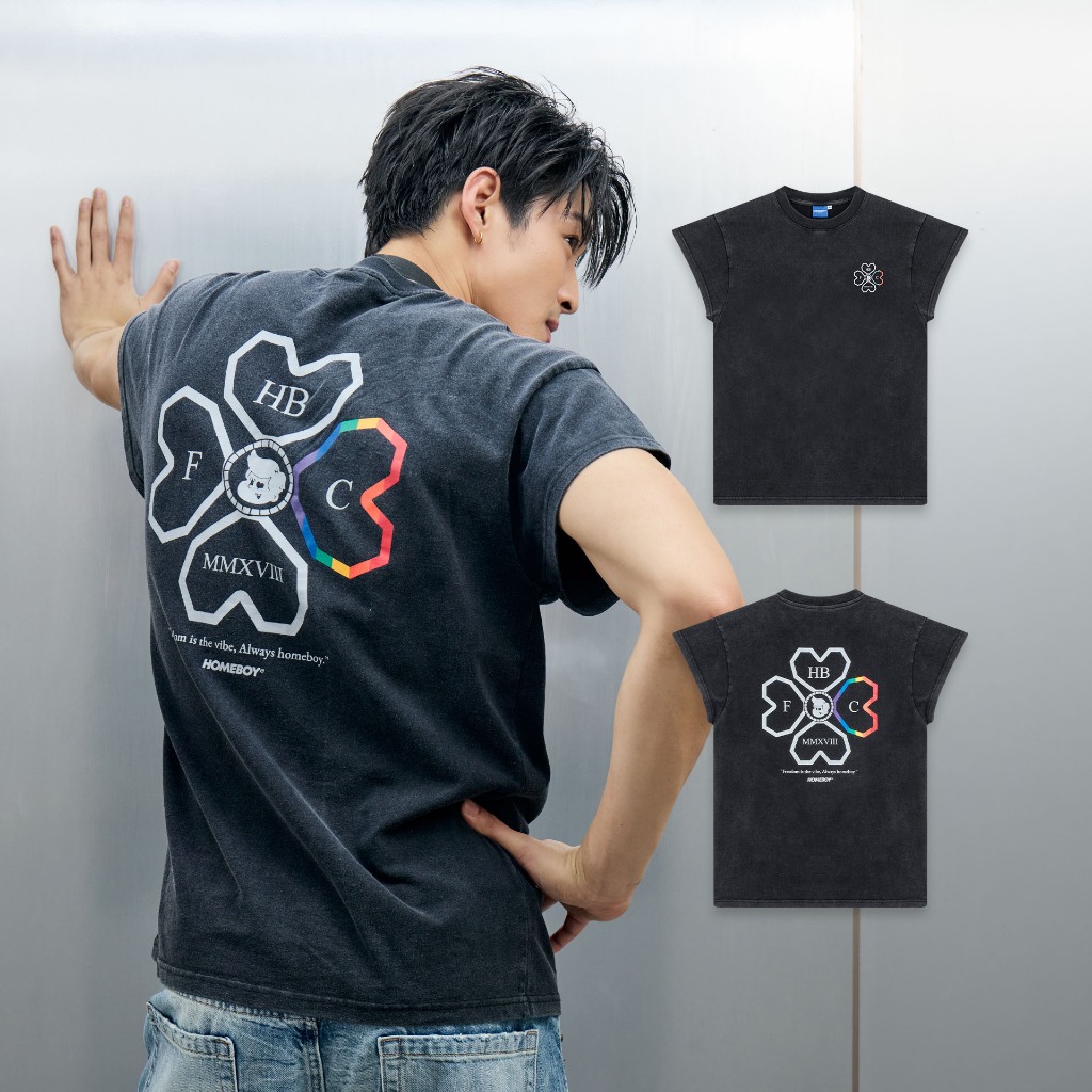 HOMEBOY เสื้อกล้าม HB.PRIDE.HEART.TANKTOP คอตตอน100%  ใส่สบาย