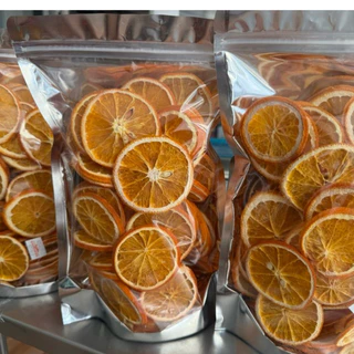 Dried Orange No sugar100%🍊พร้อมส่ง 🍊(ส้มสไลด์อบแห้ง คละเกรด )200กรัม ใช้ตกแต่งอาหารเครื่องดื่ม