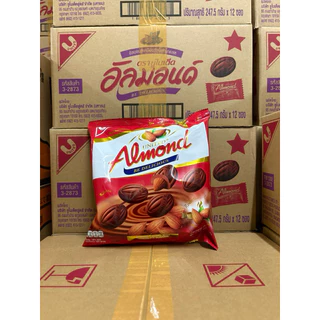 12ถุง🍫ช็อกโกแลตอัลมอนด์(ยกลัง[12*247.5g. ]) ตรายูไนเต็ด