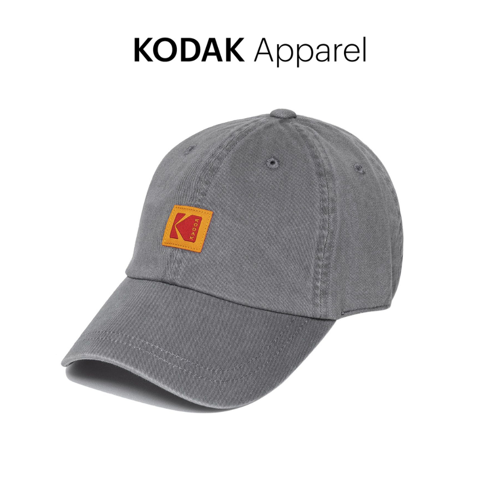 KODAK RELAXED-FIT SQUARE LOGO BALL CAP