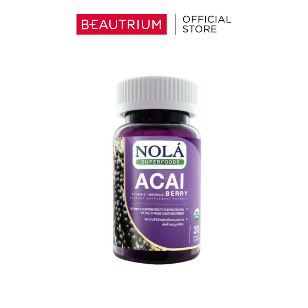 NOLA SUPERFOODS Acai Berry ผลิตภัณฑ์เสริมอาหาร