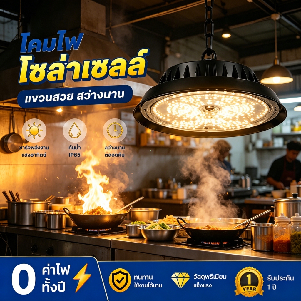 DIANG วินเทจ โคมไฟโซลาร์เซลล์ ไฟโซล่าเซลล์ ไฟสปอร์ตไลท์ Solar light นแสงสีขาว เหลือง อุ่น 1แผง1โคมไฟ จับเวลาระ