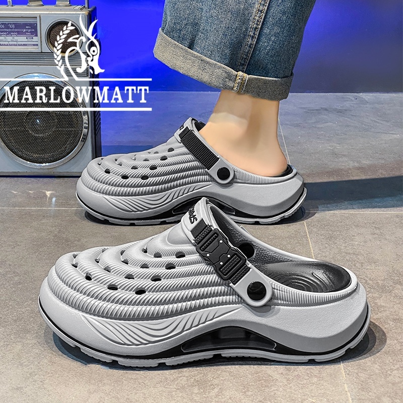 Marlowmatt รองเท้าแตะผู้ชาย รองเท้าแตะสปอร์ต รุ่นใหม่ยอดฮิตปี 2026 ทำจากวัสดุ EVA กันน้ำ กันลื่น