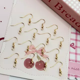 ตะขอต่างหู อะไหล่ต่างหู 20 คู่(40ชิ้น) สีทอง/เงิน DIY