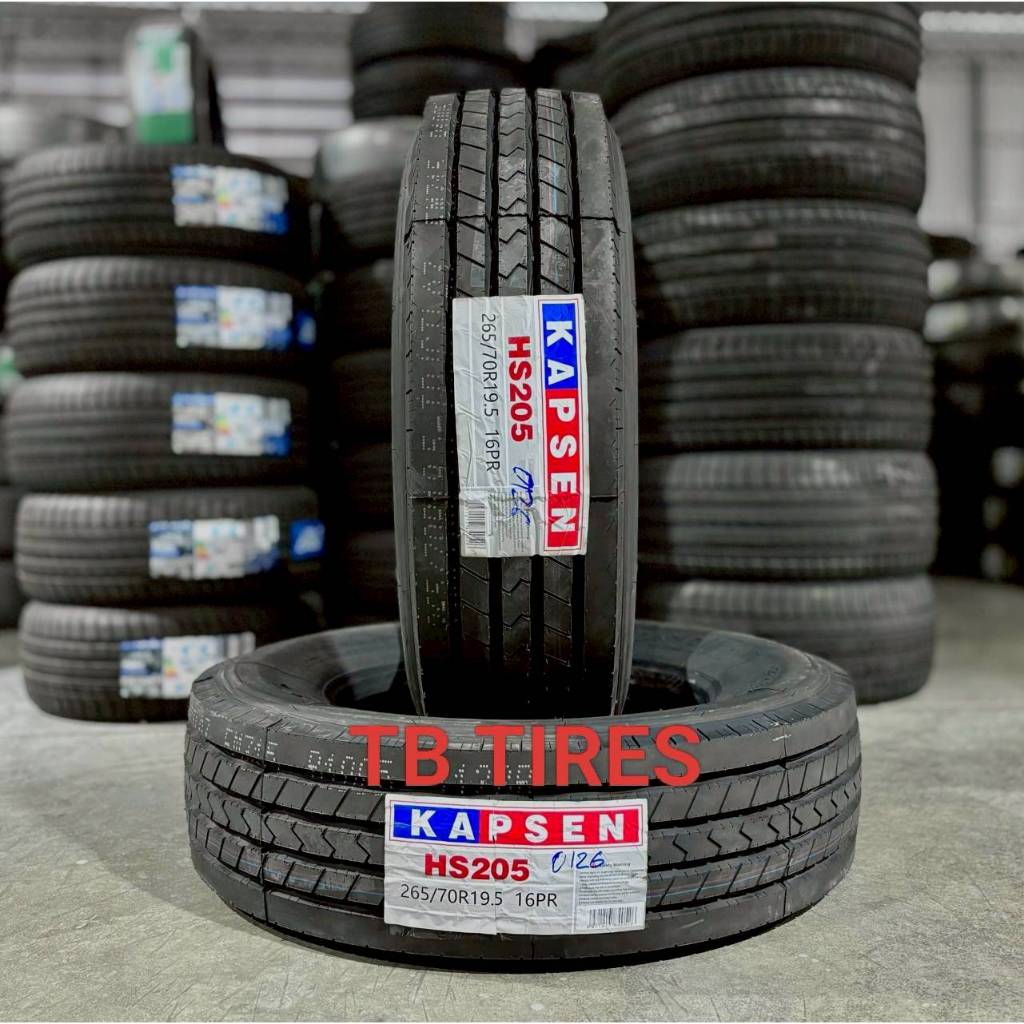 ยางรถบรรทุกเรเดียล 265/70R19.5 HS205 16PR 140/138M // KAPSEN (ยางใหม่ปี 2026)