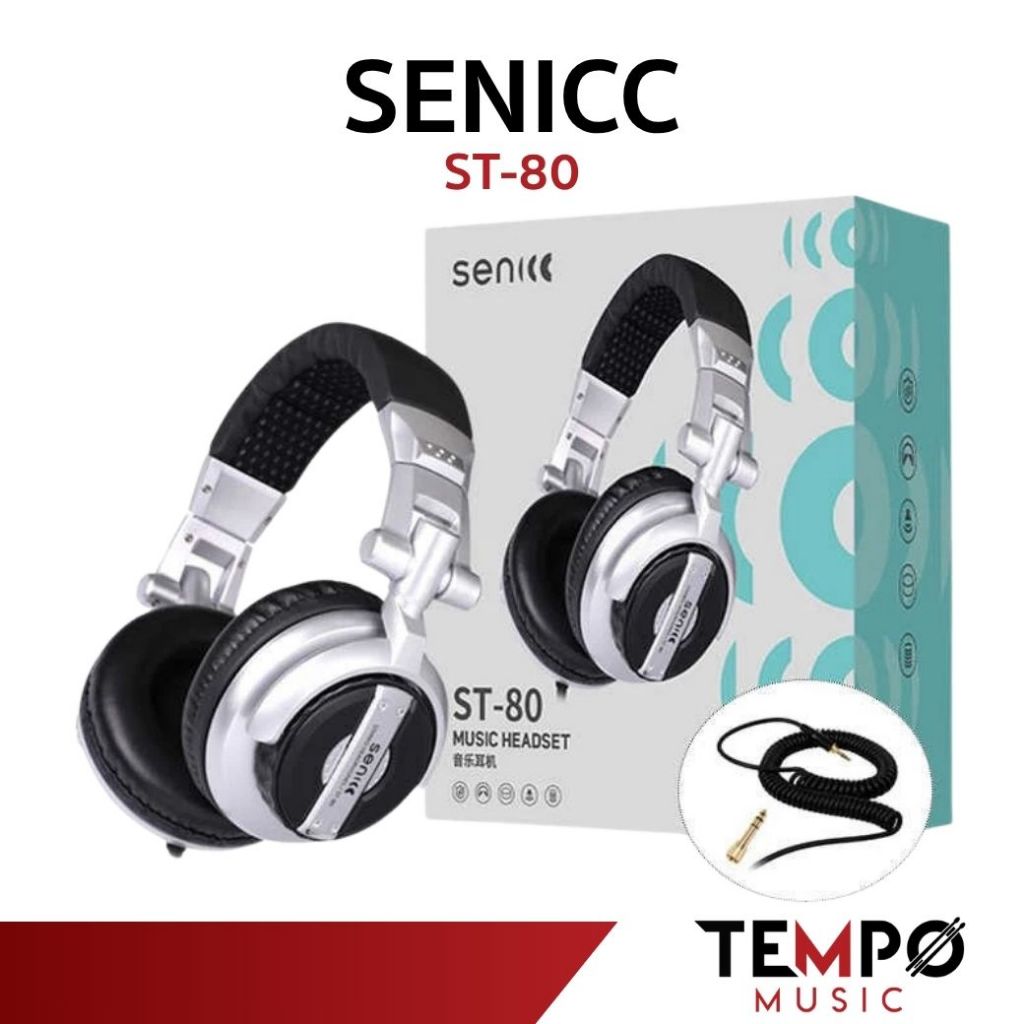 [ของแท้ส่งฟรี] หูฟัง Senicc ST-80 หูฟังกลองไฟฟ้า