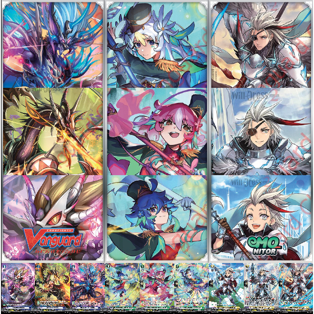 Set ไรด์ไลน์ฟอยล์ไร้กรอบ จากชุด D-SS05 แบบละ 1 ใบ CardFight Vanguard ภาษาไทย