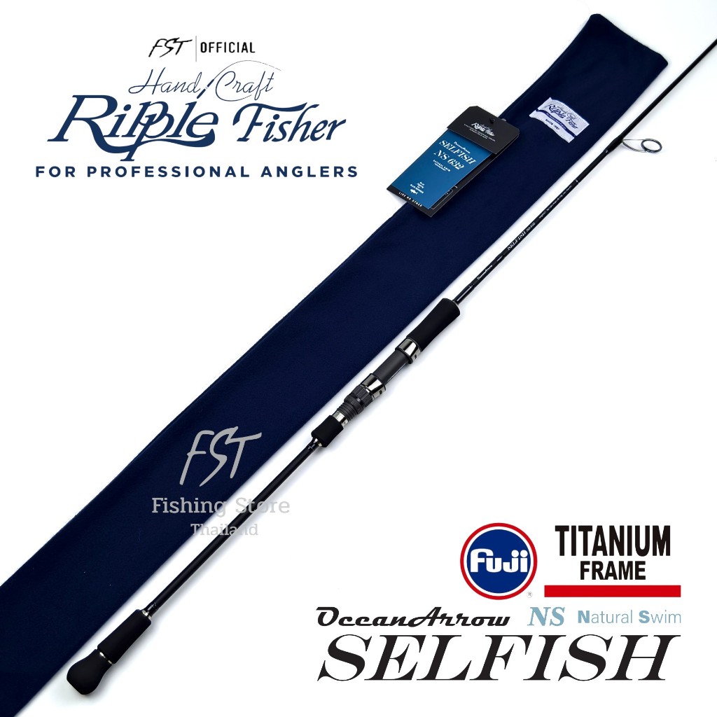 คันเบ็ด Ripple Fisher - Ocean Arrow Selfish NS ของแท้ มีประกันคันหัก