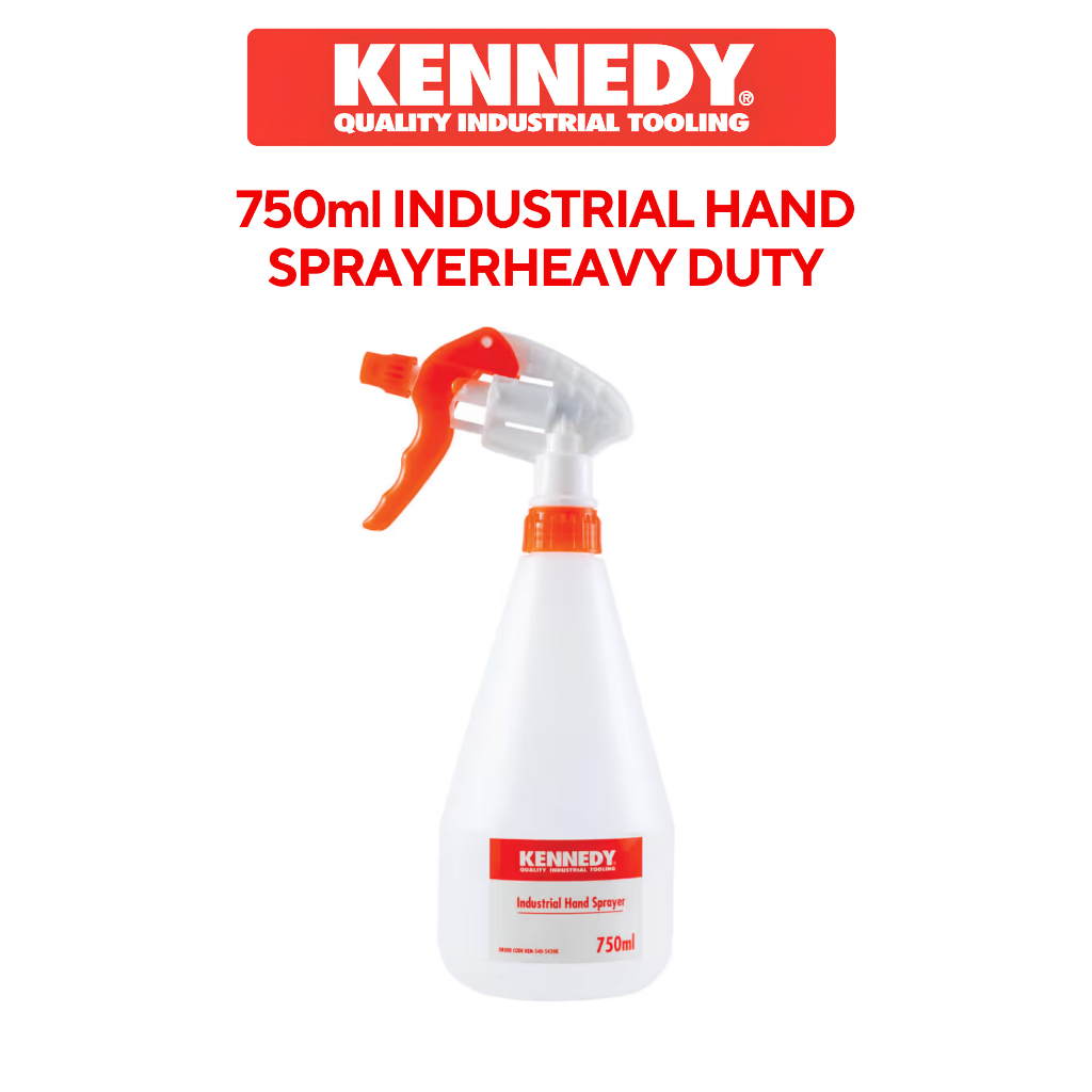 KENNEDY กระบอกฉีดสเปรย์พ่นสารเคมีพลาสติกหนา ขนาด 750 มล. Heavy Duty งานอุตสาหกรรม | รหัส KEN5405420K