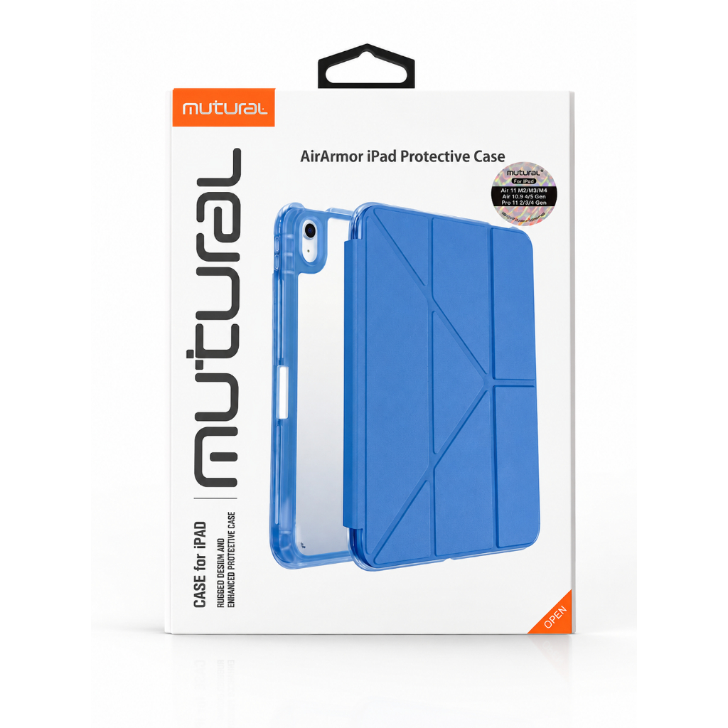 Mutural AirArmor Case เปิด-ปิด สำหรับ iPad Air6/7/8 11" 2026 (M2/M3/M4)  / iPad Gen 10/11